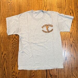 Puyallup Pioneers Pathfinders Graphic T-Shirt Gray Cabin Mountain Small/Medium